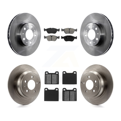 Front Rear Disc Brake Rotors And Semi-Metallic Pads Kit For Volvo C70 V70 K8S-101070