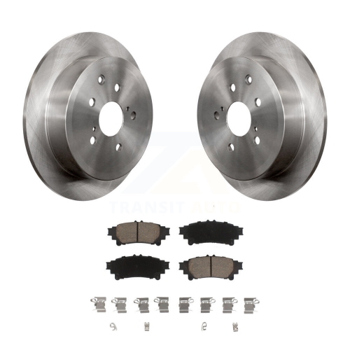 Rear Disc Brake Rotor And Ceramic Pad Kit For Toyota Highlander Sienna ...