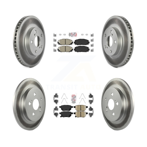 Disques de frein à disque recouverts de céramique à l'avant à l'arrière pour Toyota Prius Lexus CT200&nbsp;h Plug-in KGA-102619
