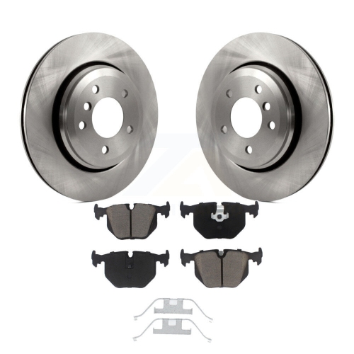 CMX  Rear Disc Brake Rotors And Ceramic Pads Kit for Bmw 330Ci 330I 330Xi K8C-101946