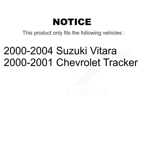 Front Rear Brake Rotor Ceramic Pad And Drum Kit For Chevrolet Tracker Suzuki Vitara K8C-102350