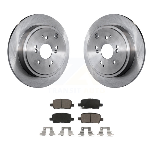 CMX  Rear Disc Brake Rotors And Ceramic Pads Kit for Honda Pilot Acura Mdx K8C-101869