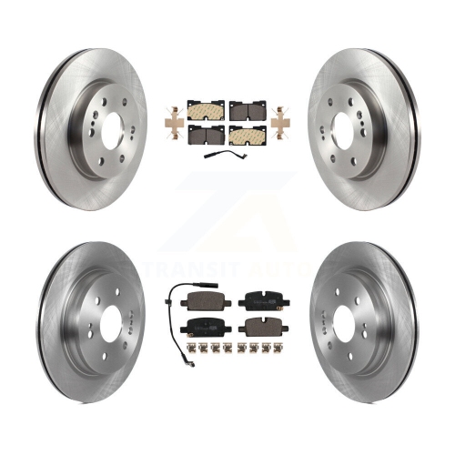 Ensemble disque de frein avant arrière et plaquettes en céramique pour Chevrolet Silverado 1500 Sierra Yukon XL K8T-103987 de GMC