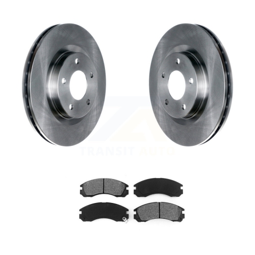 TRANSIT AUTO  Front Disc Brake Rotors And Semi-Metallic Pads Kit for Mitsubishi Lancer K8S-102745