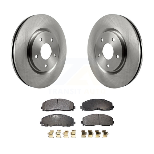TRANSIT AUTO  Front Brake Rotor Semi-Metallic Pad Kit for Dodge Grand Caravan Journey Chrysler Pacifica K8F-100239