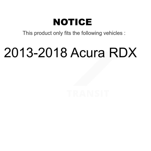 Plaquettes en céramique à l'avant et disques de frein enduits pour Acura RDX KGA-101781 2013-2018