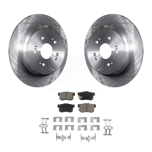 Rear Disc Brake Rotors And Ceramic Pads Kit For Acura RDX K8C-102001