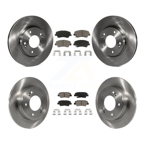 CMX  Front Rear Brake Rotor & Ceramic Pad Kit for Hyundai Elantra Gt Kia Forte Veloster Forte5 K8C-100867