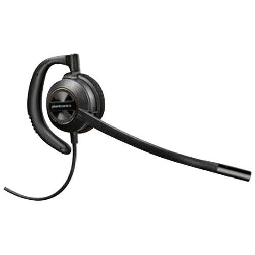 HP Poly EncorePro 540 Over-Ear Wired Headset - Black