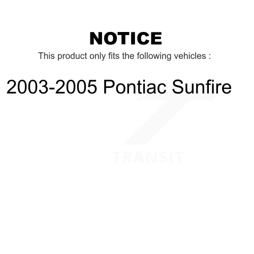 Front Rear Coated Disc Brake Rotor Ceramic Pad And Drum Kit For 2003-2005 Pontiac Sunfire KGT-102548