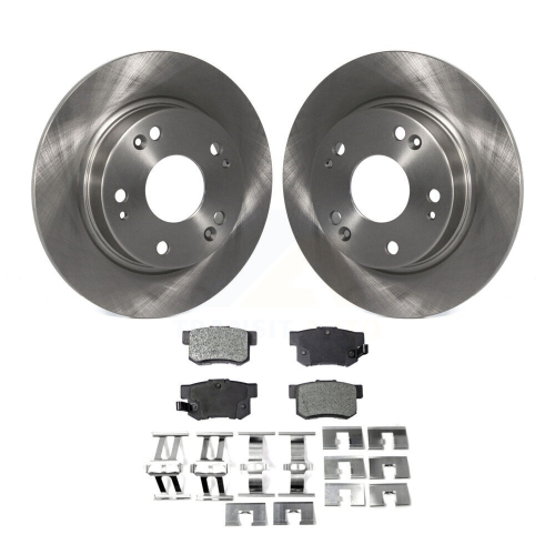 Rear Disc Brake Rotors And Ceramic Pads Kit For Honda Civic Acura CSX ILX K8T-101943