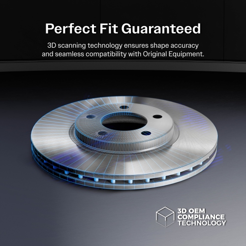 Front Brake Rotors & Ceramic Pad Kit For 2016 Cadillac CTS Vsport Premium with RWD K8C-100420