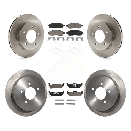 CMX  Front Rear Disc Brake Rotors And Ceramic Pads Kit for 2004 Ford F-150 4Wd K8C-100798