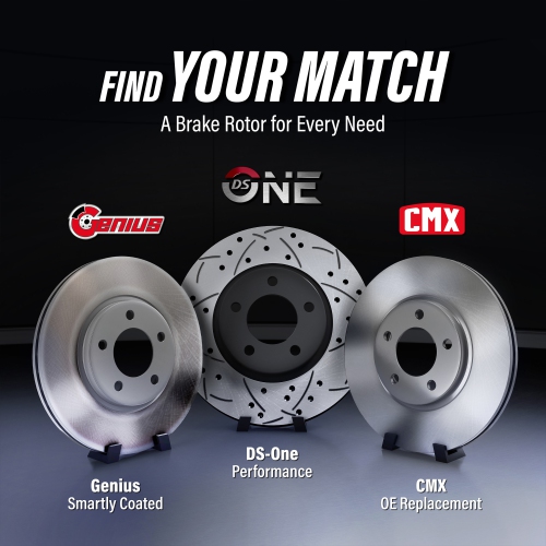 Ultimate Brakes Front Ceramic Brake Pad and Rotor Kit with Hardware WM80788