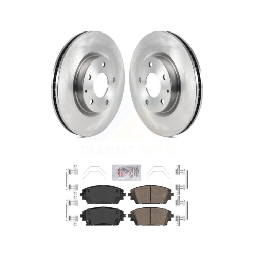Ensemble de disques de frein avant et plaquettes en céramique pour Mazda 3 Sport AWD, 8&nbsp;A-104519