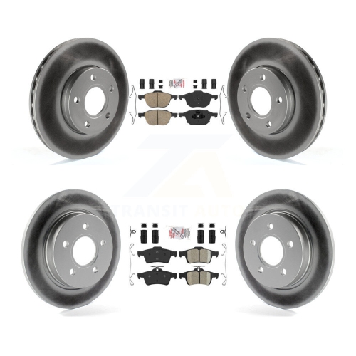 Plaquettes en céramique à l'avant et disques de frein enduits pour Ford Focus KGA-104834