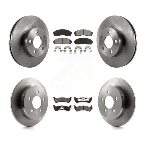 Front Rear Disc Brake Rotors And Semi-Metallic Pads Kit For 2001 Ford Explorer Sport 4WD K8S-100880