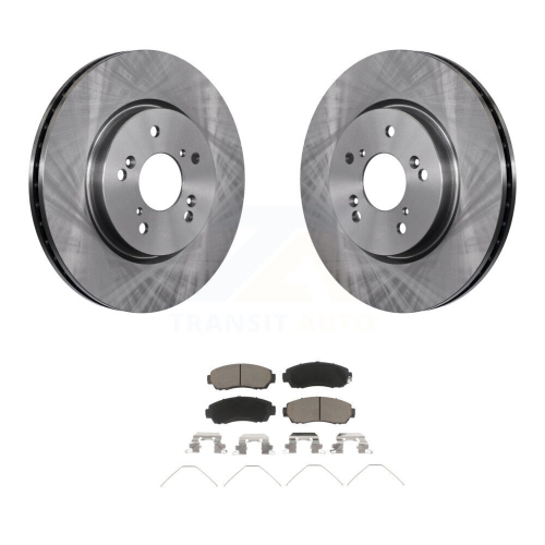 CMX  Front Disc Brake Rotors And Ceramic Pads Kit for Honda Cr-V Crosstour Accord K8C-100532