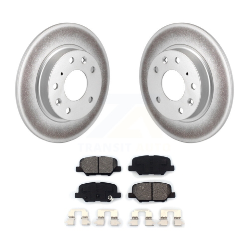 Rear Coated Disc Brake Rotors And Semi-Metallic Pads Kit For Mazda 3 Sport KGS-101482