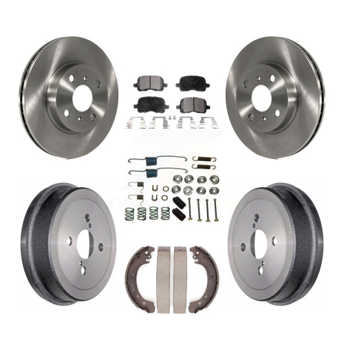 Ensemble de tambours de plaquettes en céramique pour disques de frein arrière avant pour Toyota Corolla 2002 de 04 02 K8T à 102795