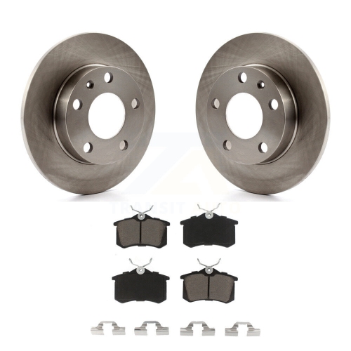 CMX  Rear Disc Brake Rotors Ceramic Pad Kit for Audi A4 Quattro With 245MM Diameter Rotor K8C-101749