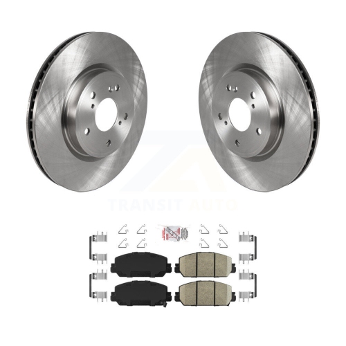 Front Disc Brake Rotors And Ceramic Pads Kit For Honda CR-V HR-V K8A-103760