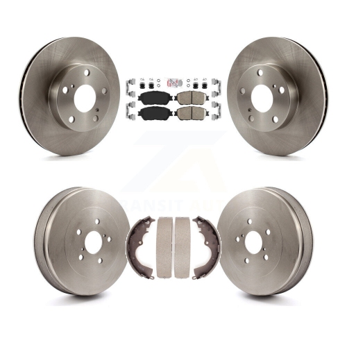Front Rear Disc Brake Rotors Ceramic Pad And Drum Kit For Toyota Tacoma ...