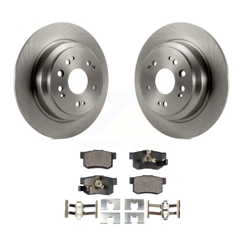 TRANSIT AUTO  Rear Disc Brake Rotors And Ceramic Pads Kit for Honda Accord Crosstour K8T-102053