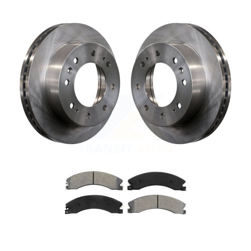 TRANSIT AUTO  Front Brake Rotor & Semi-Metallic Pad Kit for Gmc Chevrolet Sierra 2500 HD Silverado 3500 K8S-100082