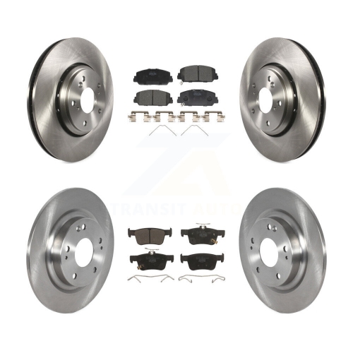 TRANSIT AUTO  Front Rear Disc Brake Rotors And Ceramic Pads Kit for Honda Civic K8T-103135