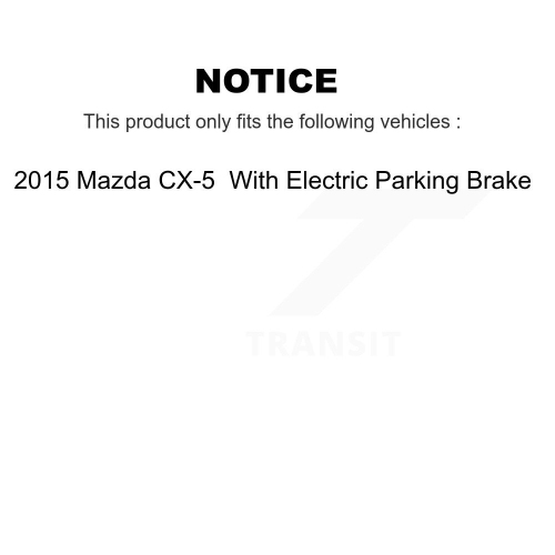 Front Rear Ceramic Pads And Coated Drilled Slotted Disc Brake Rotors Kit For Mazda CX-5 KDA-100857