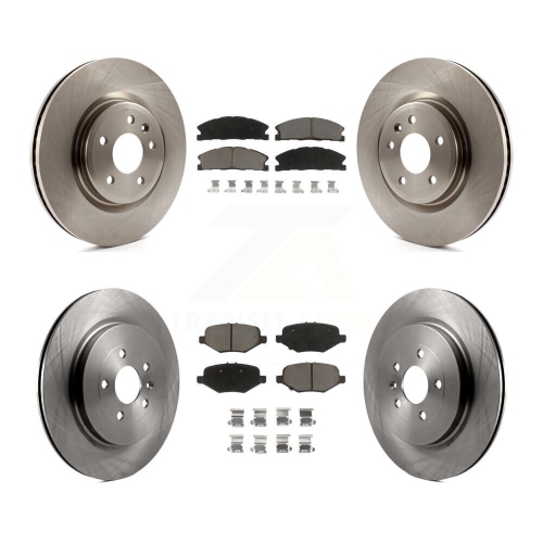 CMX  Front Rear Brake Rotors Ceramic Pad Kit for 13 Ford Explorer Sport With Heavy Duty Brakes K8C-101303