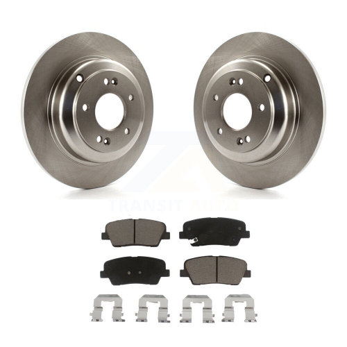 CMX  Rear Disc Brake Rotors And Ceramic Pads Kit for Hyundai Genesis Coupe K8C-101621