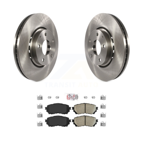 Front Disc Brake Rotors And Ceramic Pads Kit For 2019-2021 Mazda 6 Naturally Aspirated K8A-103795