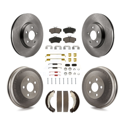 CMX  Front Rear Disc Brake Rotors Ceramic Pads And Drum Kit (7PC) for Chrysler Pt Cruiser K8C-102241