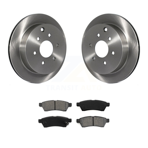 Rear Disc Brake Rotor And Semi-Metallic Pad Kit For Nissan Frontier Xterra Suzuki Equator K8S-101830