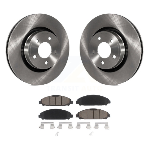 Front Disc Brake Rotors And Ceramic Pads Kit For Ford Mustang K8C-100458