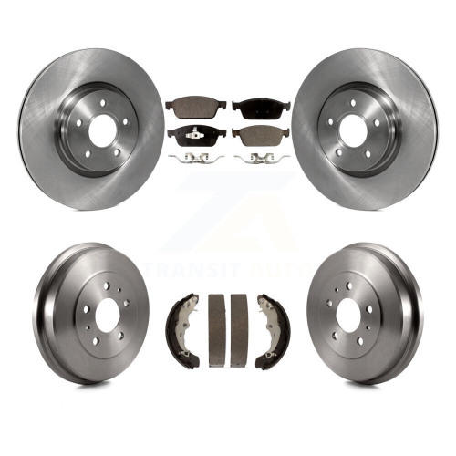 Disques de frein avant arrière Semi-métalliques Plaquettes et tambour pour Ford Focus ST K8F-103237 2013-2018