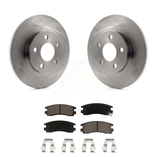 Rear Brake Rotor & Ceramic Pad Kit For Cadillac DeVille Seville Buick Park Avenue Pontiac K8C-101726