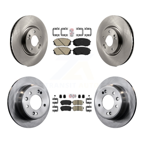 Front Rear Ceramic Pads And Disc Brake Rotors Kit For Hyundai Tucson ...