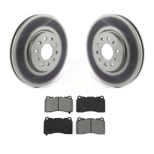Front Coated Disc Brake Rotor & Semi-Metallic Pad Kit For 2020 Buick Regal Sportback 3.6L KGS-102402