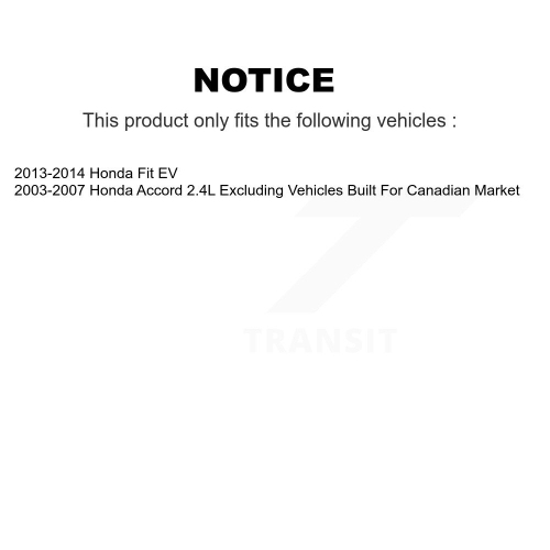 Disques de frein à disque avant arrière, plaquettes en céramique et tambour pour Honda Accord Fit K8T-103556