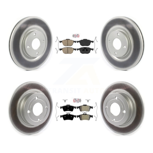 Kit de rotor de frein avant en céramique à revêtement semi-métallique arrière pour Ford EcoSport 2018-2021 à TA KGA-104866