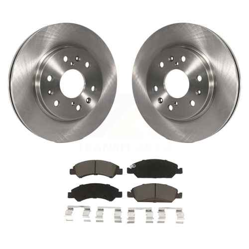 Front Brake Rotors Ceramic Pad Kit For GMC Sierra 1500 Chevrolet Silverado Cadillac Tahoe K8C-100645