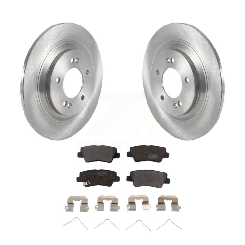 Rear Disc Brake Rotors And Semi-Metallic Pads Kit For 2019 Kia Niro EV K8F-103897