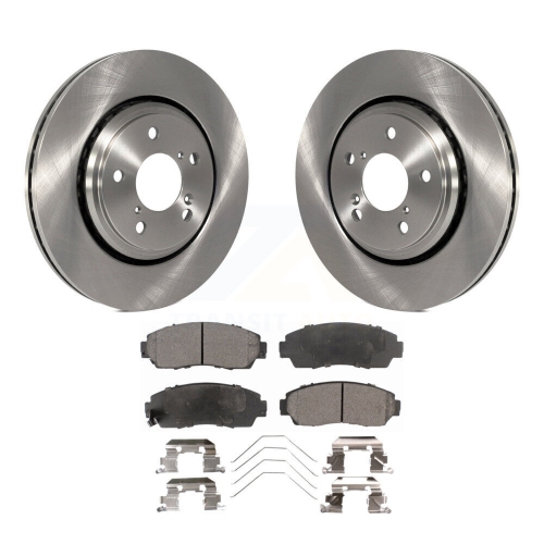 Front Disc Brake Rotors And Semi-Metallic Pads Kit For Honda Odyssey Passport K8F-100615