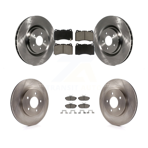 Disques de frein à disque arrière avant et plaquettes en céramique pour Ford Mustang K8C-101554