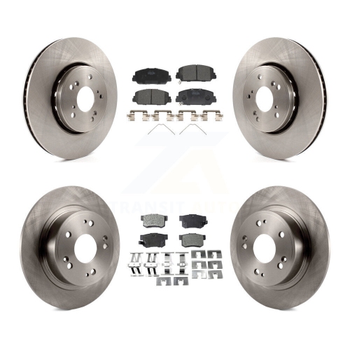 Front Rear Disc Brake Rotors And Ceramic Pads Kit For 2016 Acura ILX K8T-101570