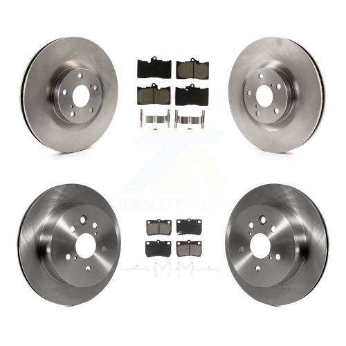 Front Rear Disc Brake Rotors And Ceramic Pad Kit For Lexus IS350 GS350 GS450h GS460 K8C-100003