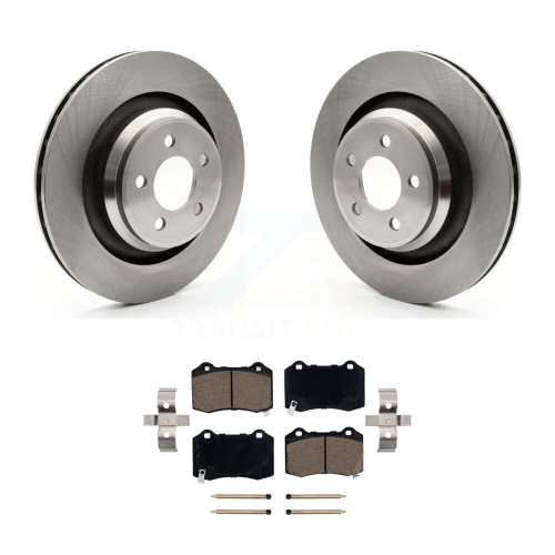 CMX  Rear Disc Brake Rotors & Ceramic Pad Kit for Dodge Charger Chrysler 300 Challenger Magnum K8C-101680